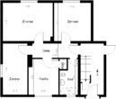 Grundriss - 3-Zimmer-Wohnung in Dülken