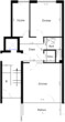 Grundriss - Schöne 2 Zimmerwohnung mit WBS