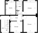 Grundriss - 3 Zimmerwohnung in ruhiger Lage